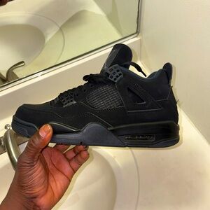 Air Jordan 4 Retro Black Sneakers